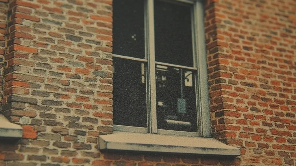 Detail of a textile mill in Biddeford