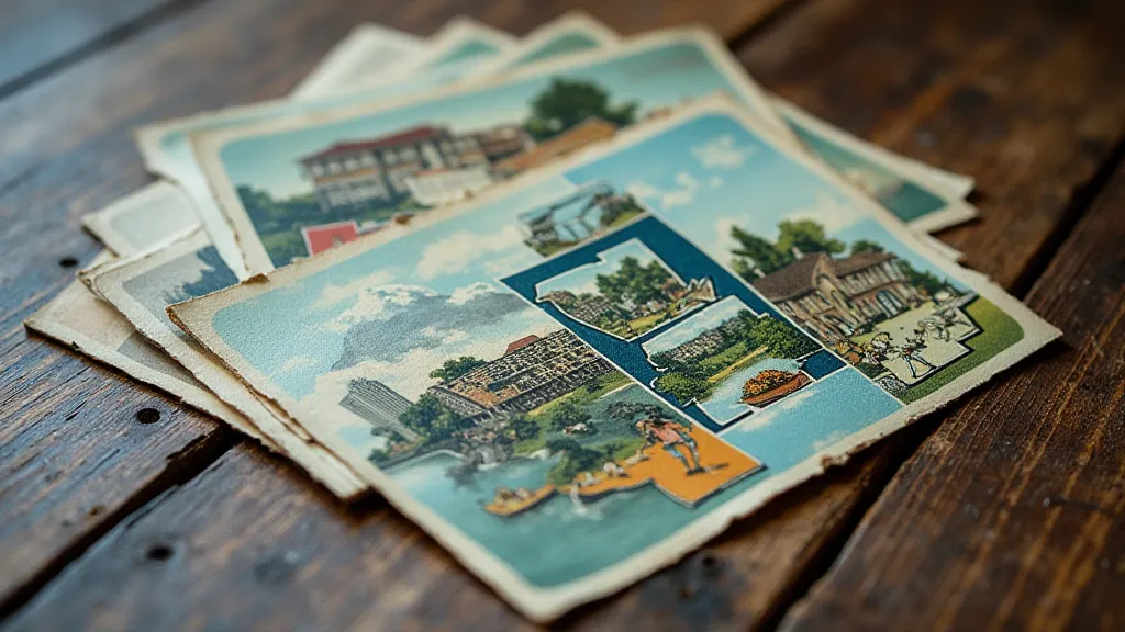 Collection of vintage Maine postcards