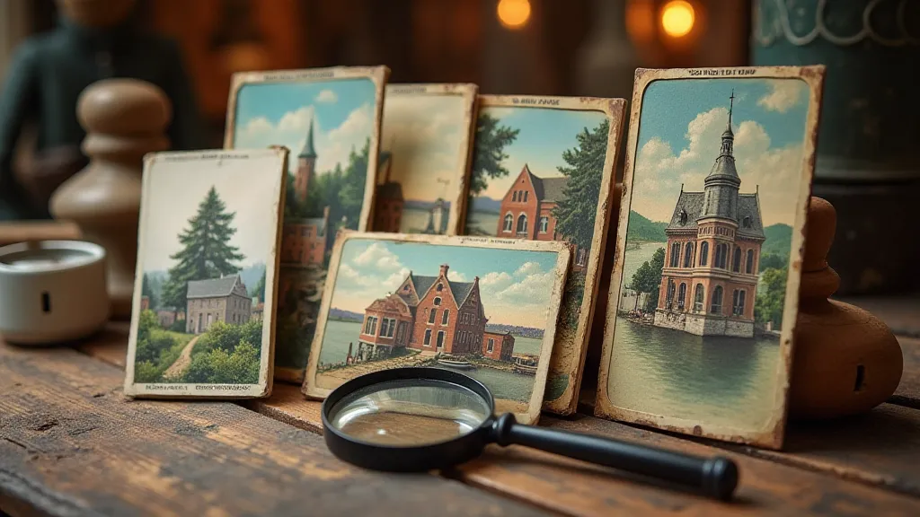 Collection of vintage Maine postcards