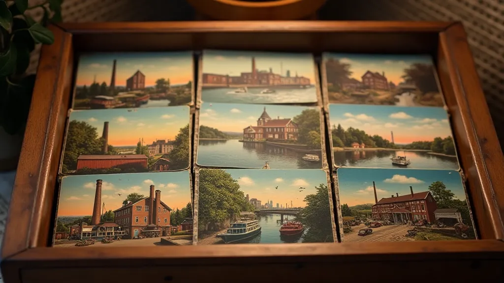 Collection of vintage Maine postcards