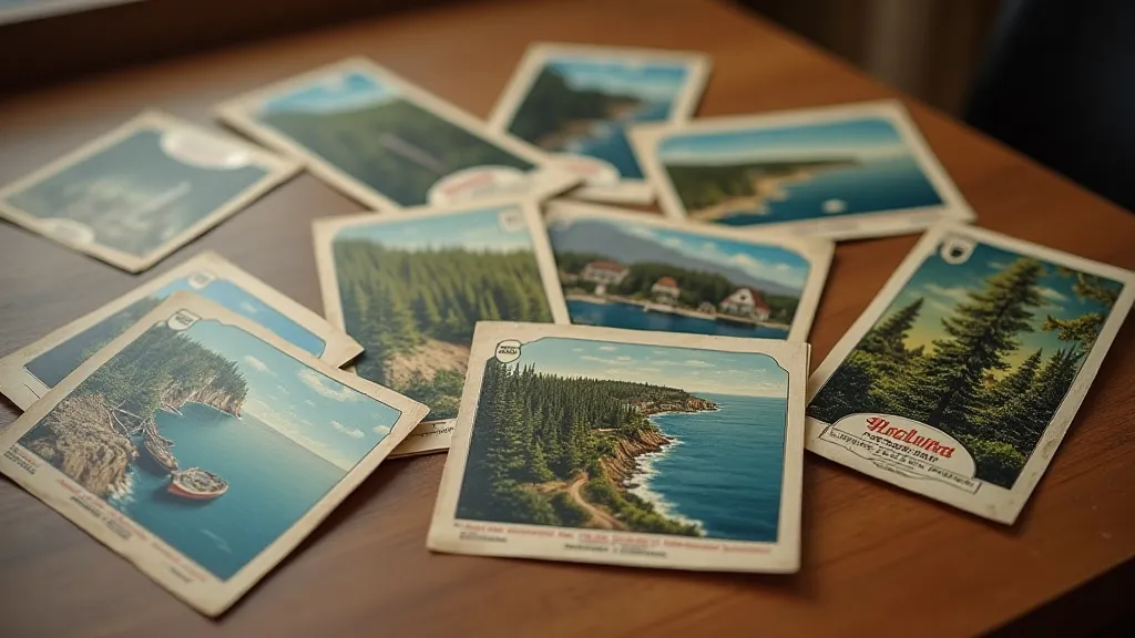 Collection of vintage Maine postcards