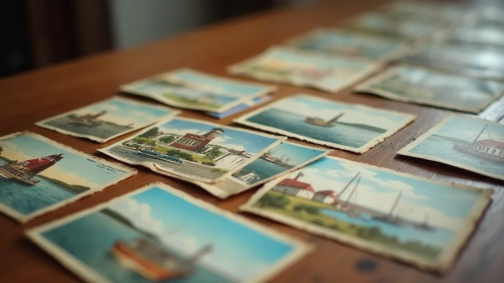 Collection of vintage Maine postcards