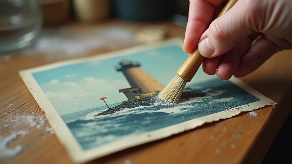 Restoring a Vintage Maine Postcard